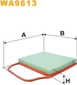 WIX Filters WA9613 - Filtro aria autozon.pro