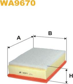 WIX Filters WA9670 - Filtro aria autozon.pro