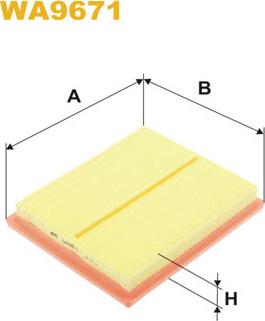 WIX Filters WA9671 - Filtro aria autozon.pro