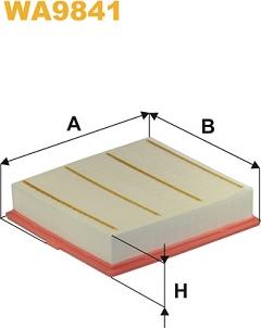 WIX Filters WA9841 - Filtro aria autozon.pro