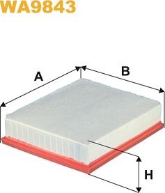 WIX Filters WA9843 - Filtro aria autozon.pro