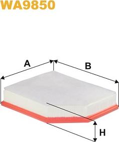 WIX Filters WA9850 - Filtro aria autozon.pro