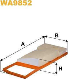 WIX Filters WA9852 - Filtro aria autozon.pro