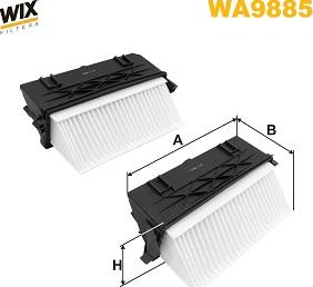 WIX Filters WA9885 - Filtro aria autozon.pro