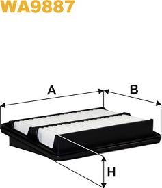 WIX Filters WA9887 - Filtro aria autozon.pro