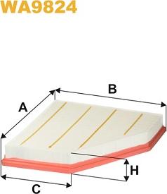 WIX Filters WA9824 - Filtro aria autozon.pro