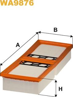 WIX Filters WA9876 - Filtro aria autozon.pro