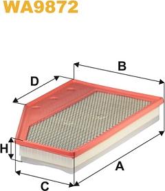 WIX Filters WA9872 - Filtro aria autozon.pro