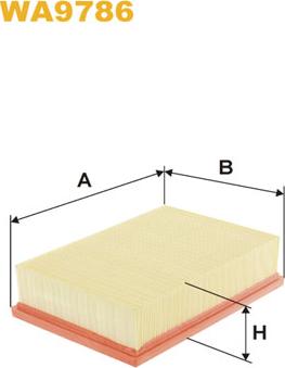 WIX Filters WA9786 - Filtro aria autozon.pro