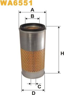 WIX Filters WA6551 - Filtro aria autozon.pro