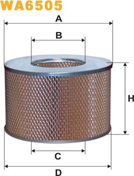 WIX Filters WA6505 - Filtro aria autozon.pro