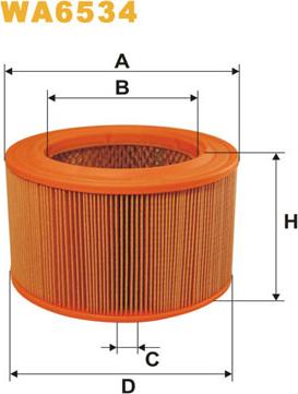 WIX Filters WA6534 - Filtro aria autozon.pro