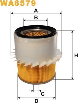 WIX Filters WA6579 - Filtro aria autozon.pro