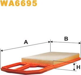 WIX Filters WA6695 - Filtro aria autozon.pro