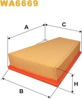 WIX Filters WA6669 - Filtro aria autozon.pro