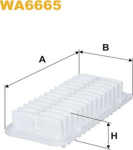 WIX Filters WA6665 - Filtro aria autozon.pro