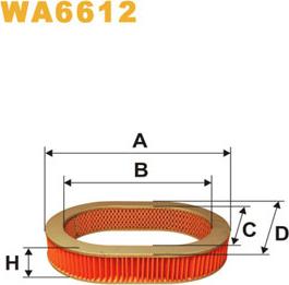 WIX Filters WA6612 - Filtro aria autozon.pro