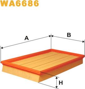 WIX Filters WA6686 - Filtro aria autozon.pro