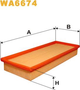 WIX Filters WA6674 - Filtro aria autozon.pro