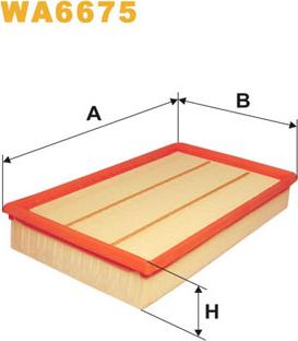 WIX Filters WA6675 - Filtro aria autozon.pro