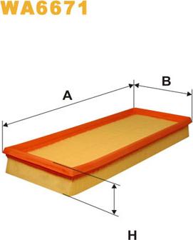 WIX Filters WA6671 - Filtro aria autozon.pro