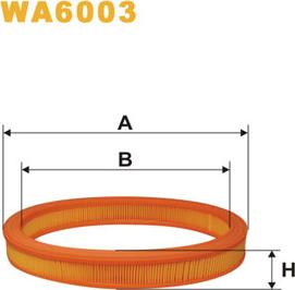 WIX Filters WA6003 - Filtro aria autozon.pro