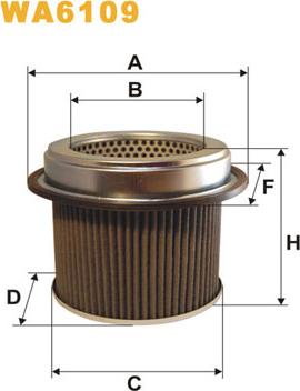 WIX Filters WA6109 - Filtro aria autozon.pro