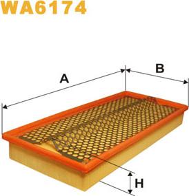 WIX Filters WA6174 - Filtro aria autozon.pro