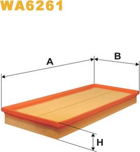 WIX Filters WA6261 - Filtro aria autozon.pro