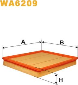 WIX Filters WA6209 - Filtro aria autozon.pro