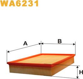 WIX Filters WA6231 - Filtro aria autozon.pro