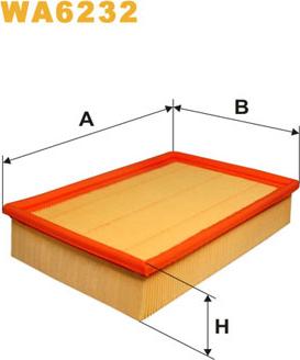 WIX Filters WA6232 - Filtro aria autozon.pro