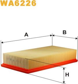 WIX Filters WA6226 - Filtro aria autozon.pro