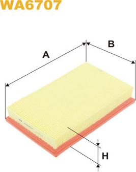 WIX Filters WA6707 - Filtro aria autozon.pro