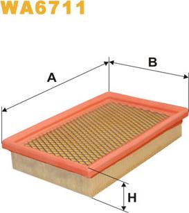 WIX Filters WA6711 - Filtro aria autozon.pro