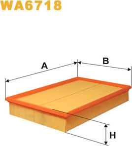 WIX Filters WA6718 - Filtro aria autozon.pro