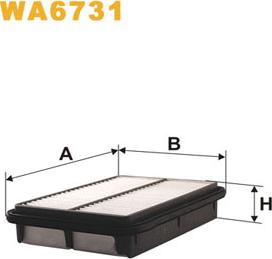 WIX Filters WA6731 - Filtro aria autozon.pro