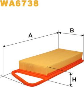 WIX Filters WA6738 - Filtro aria autozon.pro