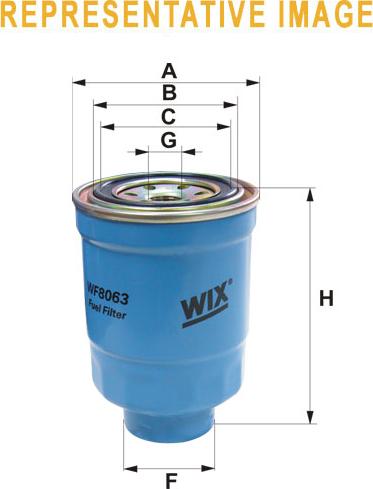 WIX Filters WF10216 - Filtro carburante autozon.pro