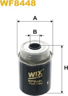 WIX Filters WF8448 - Filtro carburante autozon.pro