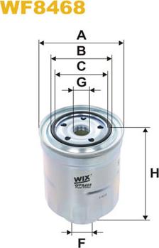 WIX Filters WF8468 - Filtro carburante autozon.pro