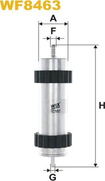 WIX Filters WF8463 - Filtro carburante autozon.pro