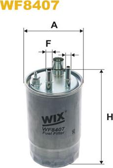 WIX Filters WF8407 - Filtro carburante autozon.pro