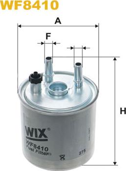 WIX Filters WF8410 - Filtro carburante autozon.pro