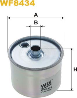 WIX Filters WF8434 - Filtro carburante autozon.pro