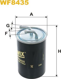 WIX Filters WF8435 - Filtro carburante autozon.pro