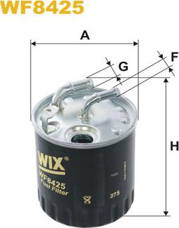 WIX Filters WF8425 - Filtro carburante autozon.pro