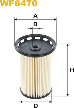 WIX Filters WF8470 - Filtro carburante autozon.pro