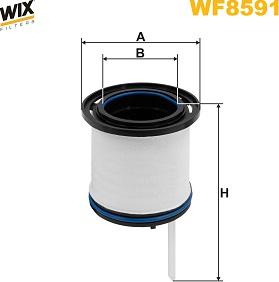 WIX Filters WF8591 - Filtro carburante autozon.pro