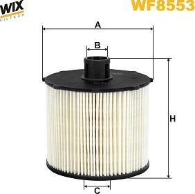 WIX Filters WF8553 - Filtro carburante autozon.pro